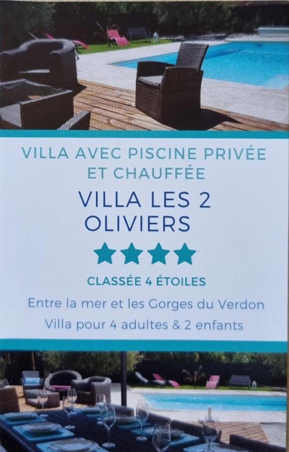 Villa Les 2 Oliviers Le Luc Exterior foto